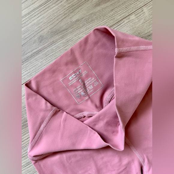 ECHT Dusty Pink Force Scrunch Leggings S Like New - Picture 4 of 5